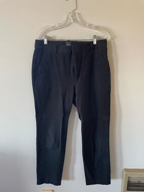 Gap Slim Ankle Pants Black, Size 10